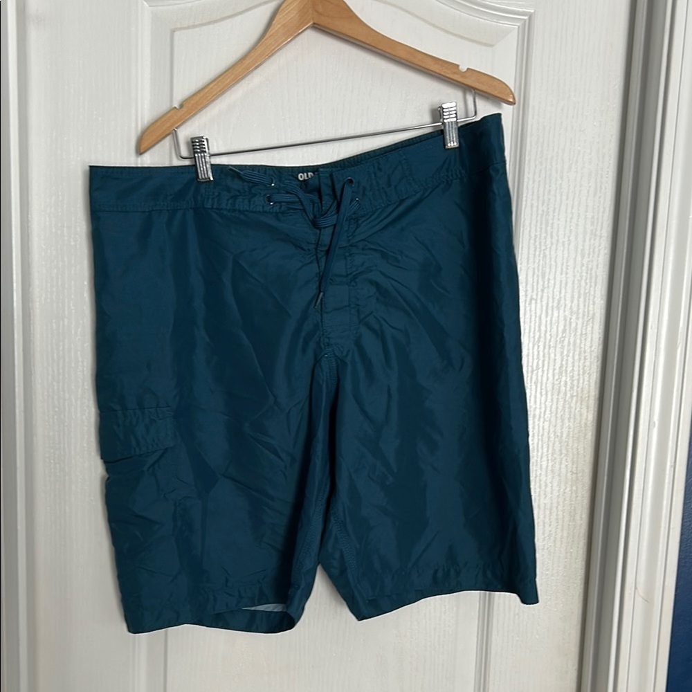 Old Navy Men's Teal Swim Board Shorts